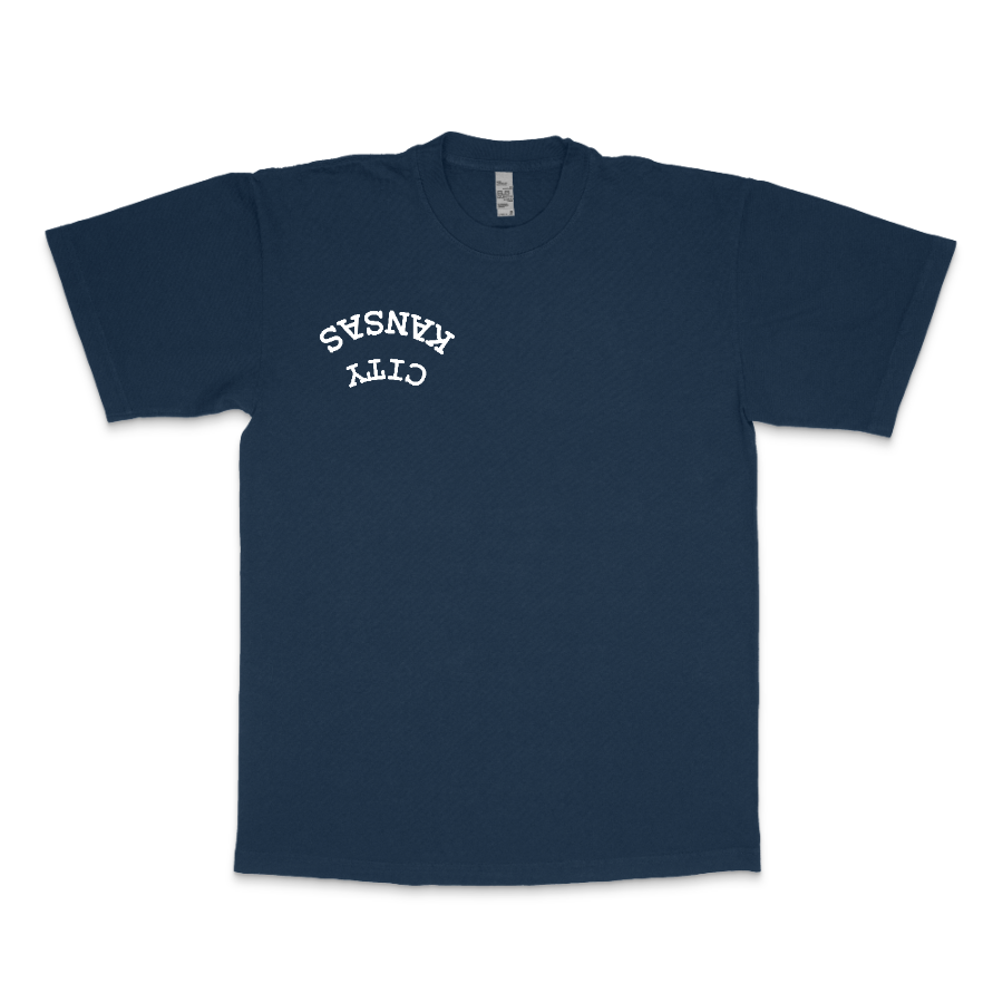 KC Upside Down White - TEE