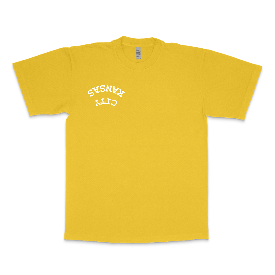 KC Upside Down White - TEE
