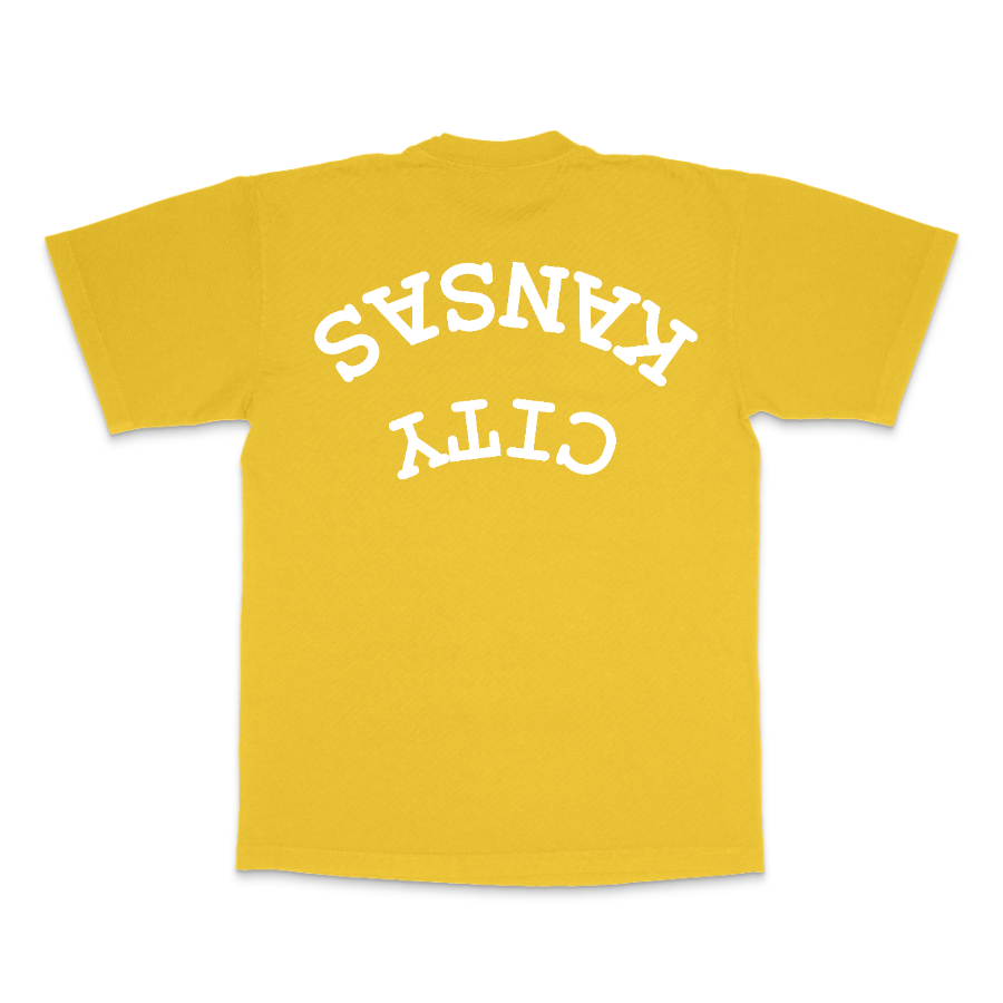 KC Upside Down White - TEE