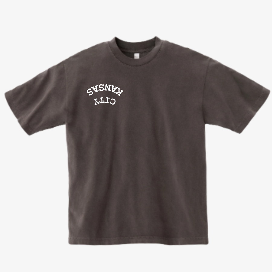 KC Upside Down White - TEE