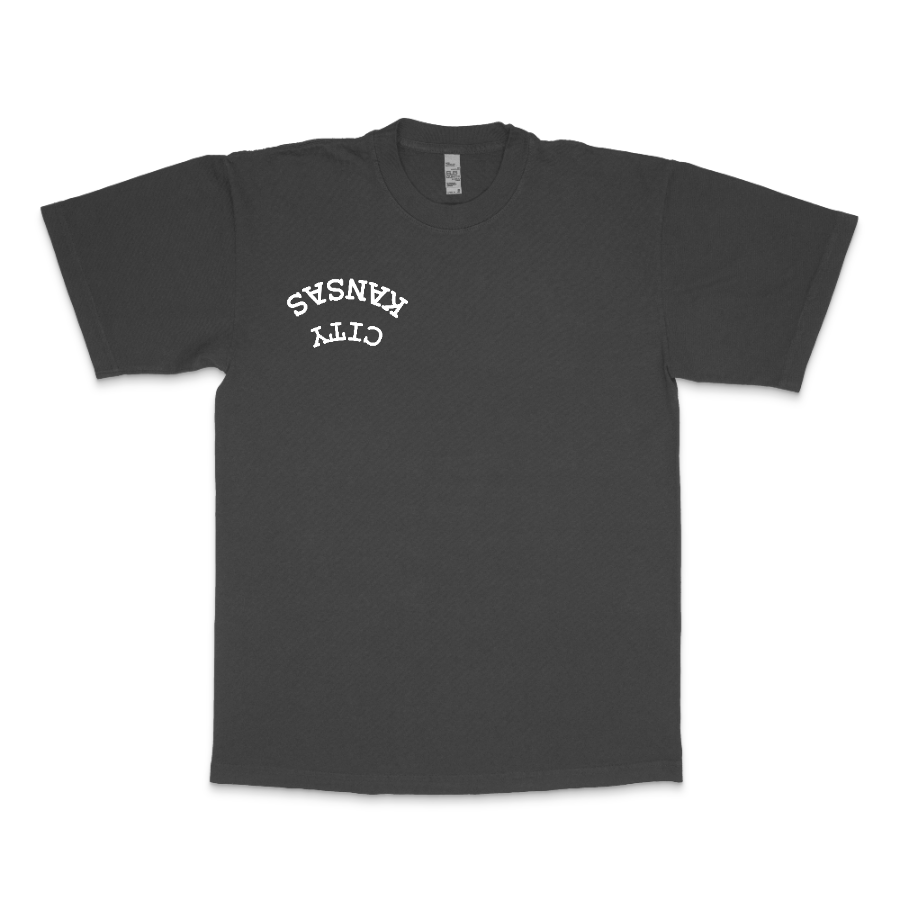 KC Upside Down White - TEE