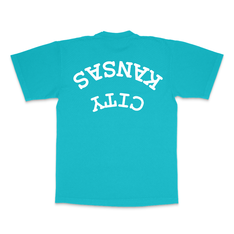 KC Upside Down White - TEE