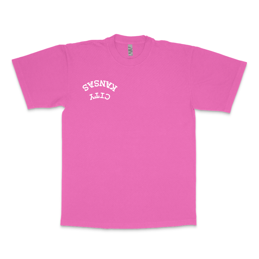 KC Upside Down White - TEE