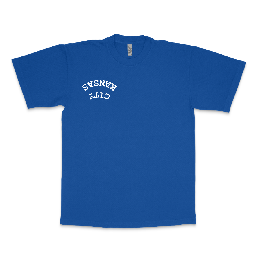 KC Upside Down White - TEE