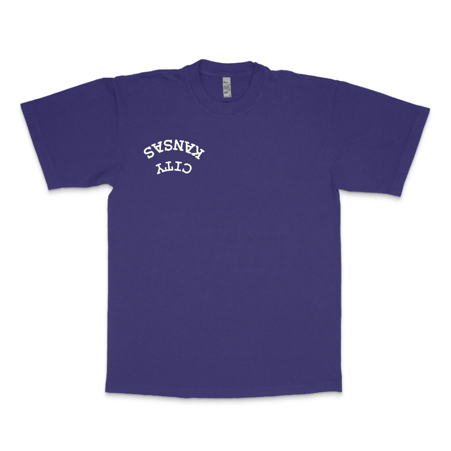 KC Upside Down White - TEE